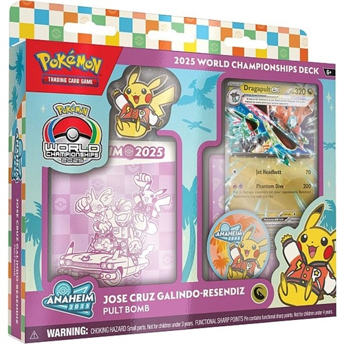 World Championship 2025 Deck - Jose Cruz Galindo-Resendiz - Pult Bomb - Pokemon kort
